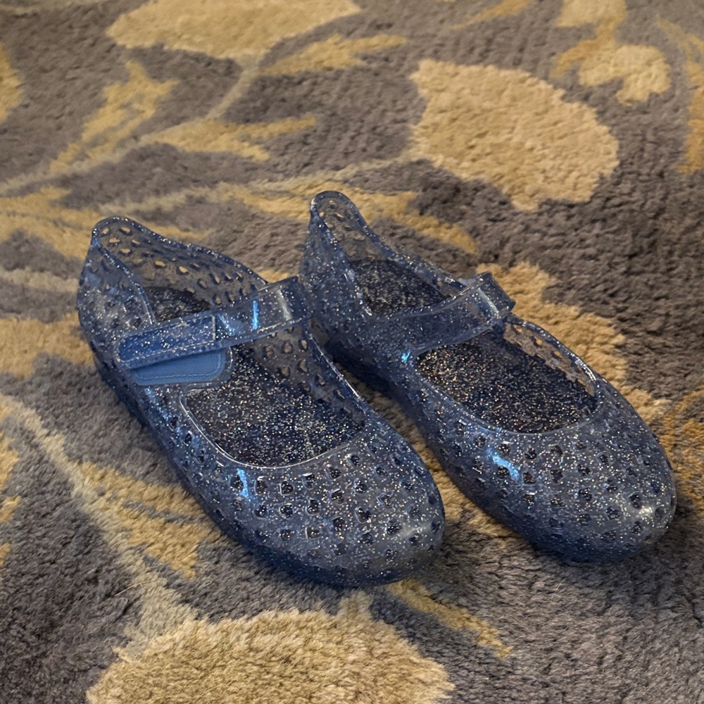 Sparkly Blue Kids Shoes